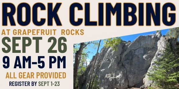 Outdoor Rock Climbing Trip