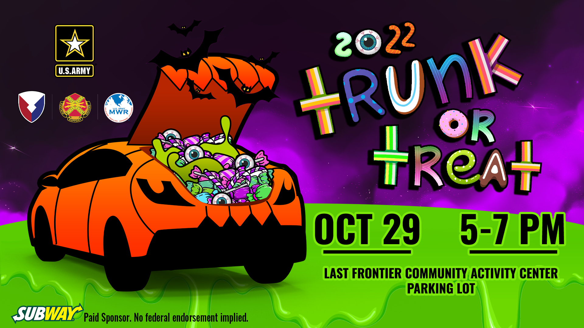 View Event :: Trunk or Treat :: Ft. Wainwright :: US Army MWR