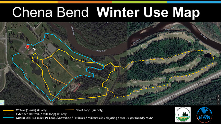 golf course winter use map
