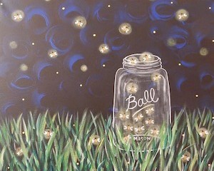 Wainwright_LFCAC_Paint_and_Pour_End of SummeR Fireflies_August_2017.jpg